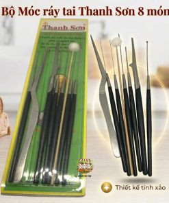 Bộ Dụng Cụ Lấy Ráy Tai 8 Món - Thiết Kế Chuyên Dụng Salon
