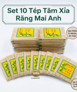 Set 10 Tép Tăm Trúc Mai Anh – Giải Pháp Vệ Sinh Răng Miệng An Toàn, Tiện Lợi