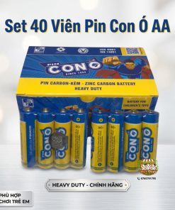 Pin Con Ó AA – Pin Carbon-Kẽm Chính Hãng, Chất Lượng Cao